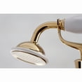thumbnail image 4 of Kingston Brass KS268PB Kingston 7" Center Deck-Mount Clawfoot Tub Faucet with Hand Shower, Polished Brass, 4 of 8