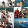 thumbnail image 4 of Premium Manual Inflatable Life Jacket Soft Lifejacket Floating Life Vest Inflate Survival Aid PFD NEW Blue Color, 4 of 7