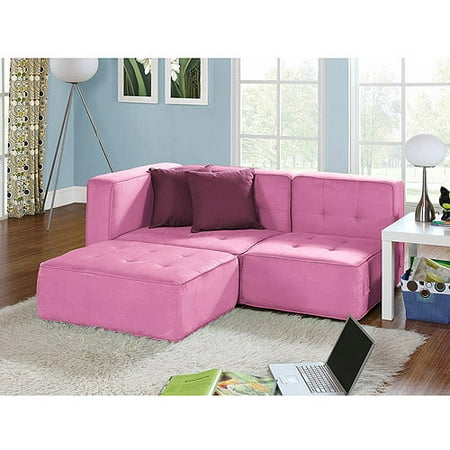 your zone loft collection comfy lounger, pink jubilee