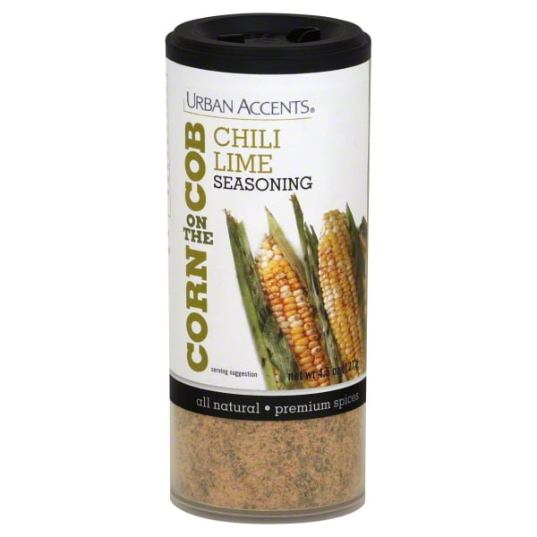 Urban Accents Spicy Chili Lime Corn on the Cob Seasoning, 3.6 Ounce