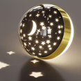 thumbnail image 4 of Apliques de pared LED regulables con forma de astronauta para dormitorio infantil, bola de proyección de luna y estrellas, luz de pared moderna de mediados de siglo, lámpara de pared para mesita de, 4 of 7