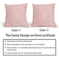 thumbnail image 4 of Pink Cheetah Throw Pillow Covers 20X20 Inches Set of 2 Leopard Decorative Pillow Cases Animal Preppy Pillow Cover with Zipper Home Decor for Sofa Couch Housewarming Gift Bed Porch Outdoor, 4 of 6