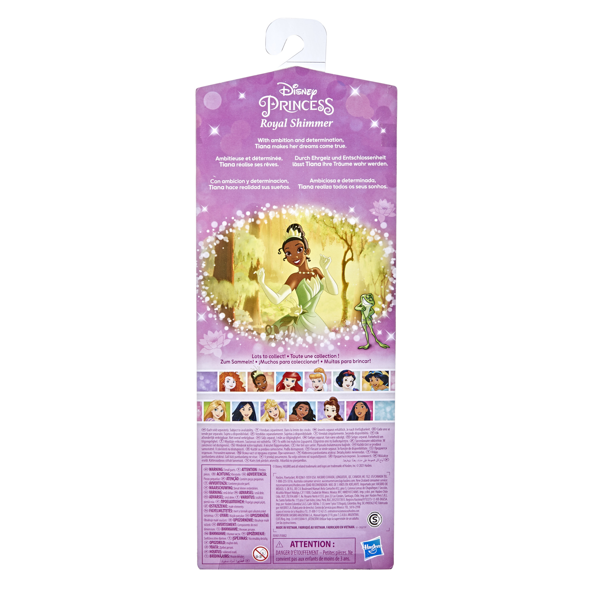 Disney Princess Royal Shimmer Tiana Fashion Doll, Accessories Included - image 9 of 9