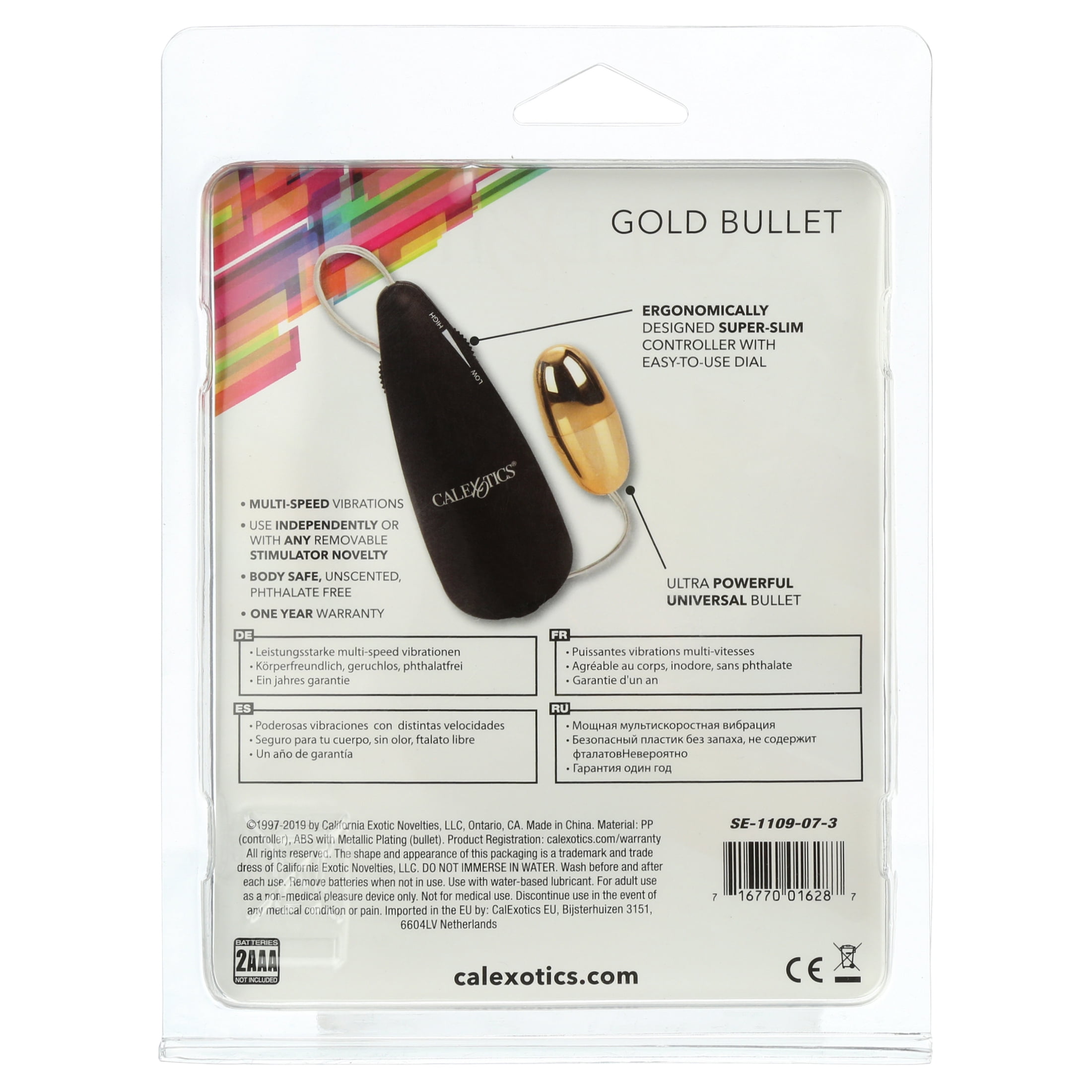 CalExotics Golden Vibrating Bullet