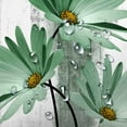 thumbnail image 3 of Rustic Farmhouse Shower Curtain, Farm Sage Green Daisy Floral Flowers and Butterfly on Country Wooden Shower Curtain for Bathroom, Turquoise Teal Gray Grey Shower Curtain with 12PCS Hooks, 47X64IN, 3 of 16