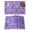 Purple, variant on Light Blue Teal Placemats Set of 8, Retro Botanical Abstract Art Placemats for Dining Table, Place Mats for Kitchen Tabletop, Waterproof Wipeable Dining Table Mats Set