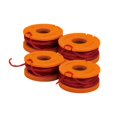 thumbnail image 1 of WORX WA0047 4-Pack String Trimmer Replacement Line, Orange, 1 of 1