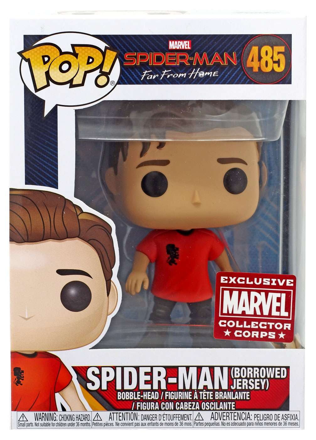 Spiderman borrowed jersey funko hotsell pop