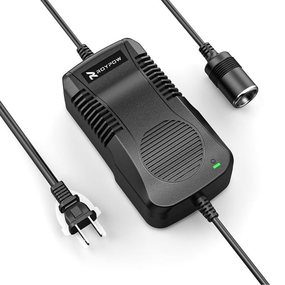 AC to DC Converter, RoyPow 180W (Max 200W) 15A 100V~120V to 12V Car Cigarette Lighter Socket AC/DC Power Supply Adapter, 120V/110V to 12V Converter, T