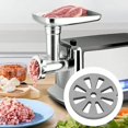 FCStainless Steel Meat Grinder Blade Plate, FanShaped Scallop Holes
