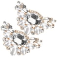 thumbnail image 2 of 1 par de Clips de cristal para zapatos, adornos ostentosos para zapatos de boda, accesorios de moda para mujer, 2 of 4