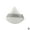 white, variant on 1pcs Makeup Powder Puff Makeup Sponge Triangle Cotton Dry Powder Puff Sector High Density Crystal Cotton Makeup Tool For Women E5D0