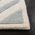thumbnail image 3 of SAFAVIEH Chatham Kestrel Geometric Wool Area Rug, Gray/Ivory, 5' x 8', 3 of 10