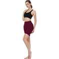 thumbnail image 5 of Cadmus Women's High Waist Spandex Compression Yoga Athletic Shorts for Workout Bike Running Side Deep Pockets,Black,Grey,Wine Red,XXX-Large, 5 of 9