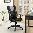 thumbnail image 3 of Coaster Contemporary Black High-Back Office Chair-Color:Black Pu,Finish:Black,Style:Contemporary, 3 of 4