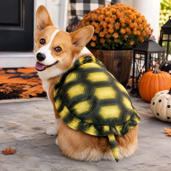 Halloween Costume Turtle Pet, Adjustable Funny Animal Outfit for Dogs and Cats, Festive Dress Up Accessory for Costume Parties, Photos, Cosplay Events and Seasonal Celebrations