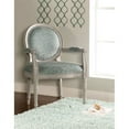 thumbnail image 3 of Linon Luxe Plush Shag Hand Tufted Polyester 5'x7' Rug in Aqua, 3 of 6