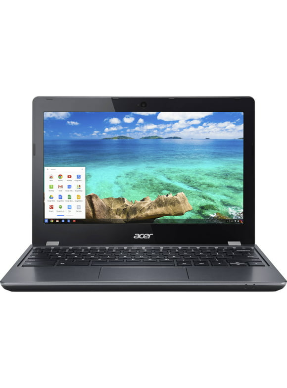 Acer Chromebook C740-C4PE, 1.60 GHz Intel Celeron, 4GB DDR3 RAM, 16GB SSD Hard Drive, Chrome, 11" Screen (Grade B Used)