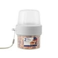 thumbnail image 1 of Contenant pour Céréales et Lait, Tasse de Céréales Portable à Double Couche Bol de Céréales de Randonnée Tasse de Collation de Lait Séparée, Conservation des Aliments pour Camping et VR, 1 of 10