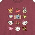 thumbnail image 3 of Disney Classics - Character Group With Icons - Women's Racerback Tank Top, 3 of 5