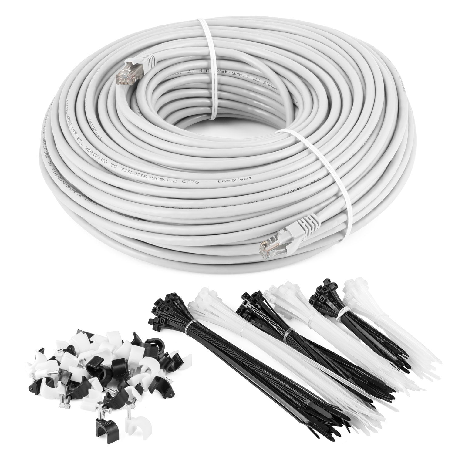 Cat6 Patch Cable 200 Feet Cord RJ45 Gigabit Cat6