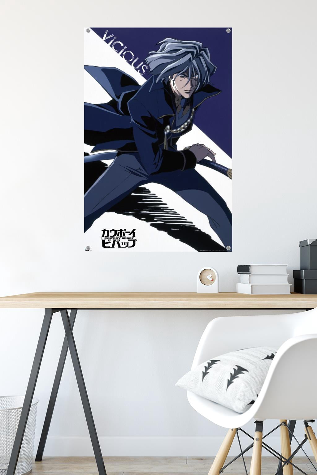 Cowboy Bebop - Vicious Wall Poster with Pushpins, 22.375" x 34"