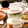 thumbnail image 2 of Cateissary Tapa portátil para limpiar en cualquier lugar, drenaje de frutas y verduras ABS, sin ensuciar, mango de drenaje fácil, rápido y Cocina y Comedor marrón, 2 of 6
