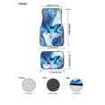 thumbnail image 7 of Renewold Butterfly Marble Blue Car Floor Mats All Weather Protection Car Carpets Non-Slip Auto Rugs Auto Accessories Universal Fit Car SUV Truck Van Sedan, 7 of 7
