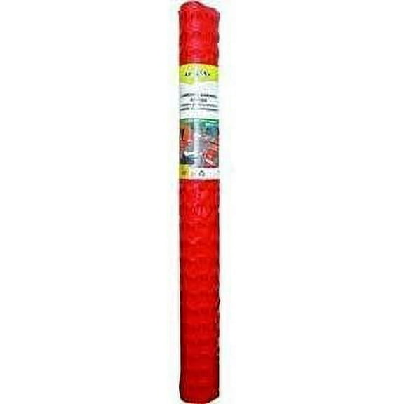 Tenax Warning Barrier 4 ' H X 100 ' L High Density Polyethylene 1-3/4 " X 1-3/4 " Mesh Orange
