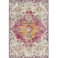 thumbnail image 2 of United Weavers Caledonia Seraphina Farmhouse Medallion Runner Rug, Magenta, 2'7" x 7'2", 2 of 5