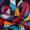 AbstractSplash, variant on Mosaic Nutcracker Canvas Wall Art for Living Room Bedroom Dining Room Office Hotel Hallway Kitchen Foyer Bar Cafe