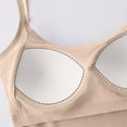 thumbnail image 4 of ShomPort Women's Plus Size Pajamas Fixed Cup Padded Thin Adjustable Straps Sleeveless Casual Tank Tops Comfy Smoothing Nightwear, 4 of 4