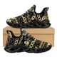 thumbnail image 1 of Zapatos de plataforma de leopardo para mujer, diseño de cadena barroca dorada, zapatillas de viaje de malla, calzado plano, 1 of 6