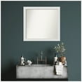 thumbnail image 7 of Amanti Art Custom Framed Wall and Bathroom Mirror (30 x 32 in.), Flair Soft White Frame, 7 of 7