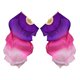 thumbnail image 2 of 4 Seda Hecha A Mano Buenco De La Danza Del Vientre Velo Dancing Largo Mano Fan Purple + Rosy + Pink SM SunniMix Lady Silk Belly Dance Fan Veil, 2 of 8
