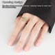 thumbnail image 5 of Guardurnaity Anillo giratorio de descompresión para mujer, multifuncional Vintage, anillos antiestrés, joyería portátil para dedo Ropa, zapatos y accesorios Miscelánea Oro blanco, 5 of 6
