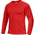 thumbnail image 1 of SHIQI-Men's Rash Guard UPF 50+ Sun Protection Clothing Long Sleeve T-Shirts for Men Quick Dry SPF UV Swim Tees Shirts, 1 of 4
