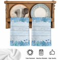 thumbnail image 5 of Ocean Coral Kitchen Towels Set of 3, Summer Underwater Marine Starfish Wooden Blue Absorbent Dish Towels for Kitchen, Microfiber Hand Towel, Quick Drying Tea Towel for Cleaning Decorative Dishcloths, 5 of 7