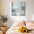 thumbnail image 4 of Canvas Wall Art, Blue Beige Framed Canvas Prints for Bathroom Kitchen, Oil Painting Abstract Art Contemporary Gallery Wrapped Wall Decor for Home Office, Gifts, 10"x10" Ship Next Day, 4 of 9