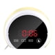 thumbnail image 3 of Reloj despertador digital con superficie de espejo, luz nocturna LED colorida con puerto de salida USB dual (rojo), 3 of 8