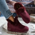 thumbnail image 6 of gakvbuo Snow Boots For Women Ankle Boots Women's Fleece-Lined Thick-Soled Plus-Size Shoes For Fall And Winter Trendy Warm And Thick Snow Boots., 6 of 9