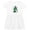 White with Speckles, variant on Inktastic Kawaii Cats Christmas Tree Girls Toddler Dress