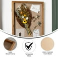 thumbnail image 2 of Flash Furniture Peyton Solid Pine Shadow Box Display Case 24 x 18 Weathered Brown (HMHD23M12YBNW), 2 of 2