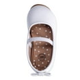 thumbnail image 4 of Wonder Nation Baby Girl Ballet Flat Dress Shoes, Sizes 2-6, 4 of 5