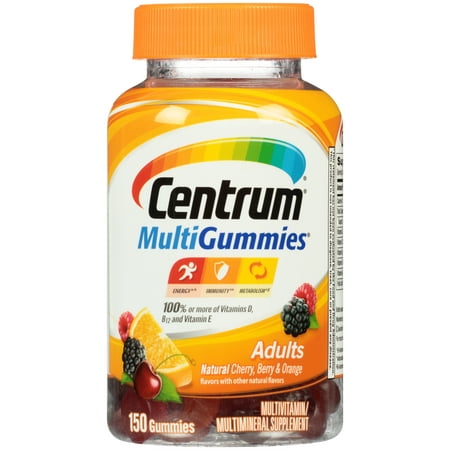 Centrum MultiGummies Adult Multivitamin Gummies, 150
