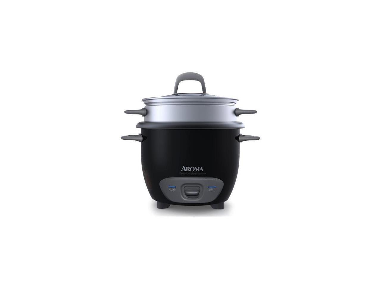 Aroma Housewares Aroma 6-cup (cooked) 1.5 Qt. One Touch Rice Cooker, White  (ARC-363NG), 6 cup cooked/ 3 cup uncook/ 1.5 Qt. in 2023