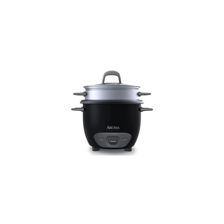 AROMA ARC1120SBL Black/Stainless Steel 20-Cup SmartCarb Rice Cooker