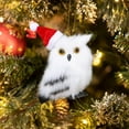 thumbnail image 4 of Simulación Búho Ganfancp Decoración Del Árbol de Navidad amuleto, 4 of 6