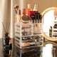 thumbnail image 3 of Organizador de maquillaje Cq acrílico transparente, apilable, 6 cajones, x3, 3 of 7