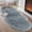 Dark Gray, variant on Czzoypi Rugs for Bedroom 15.6x55.1in Rug Furry Runner Rug Faux Fur Rug Washable Fluffy Rug Rabbit Rug Shag Rug for Living Room Nursery Kids Rug Room Decor